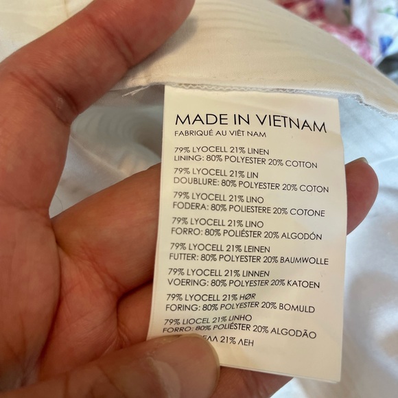 Club Monaco linen blend Sleeveless Jumpsuit - Picture 6 of 6